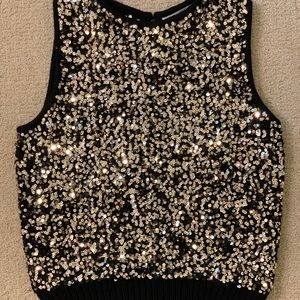 Vintage Yves Saint Laurent sequin top